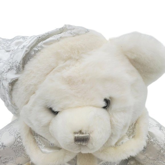 2002 White‎ Keepsakes Teddy Bear Plush Stuffed Silver Limited Ed. Tags - Picture 7 of 7